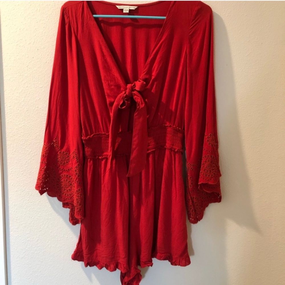 American Eagle Outfitters Red Romper🌹❤️